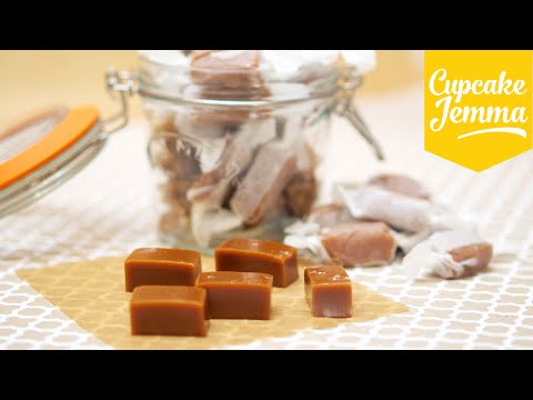 How to make Chewy Salted Caramels | Cupcake Jemma