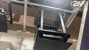 ISE 2020: Unitech Systems Demos Motorized Projector Ceiling Lift With Cable Management