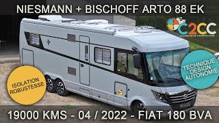 Présentation NIESMANN + BISCHOFF ARTO 88 EK * MODELE 2022 - GRIS EIFEL * 199 900 € * DISPO*