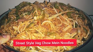 Vegetable Chow Mein Noodles recipe I Kolkata Street Style I Indo Chinese /Durga Puja Special Noodles