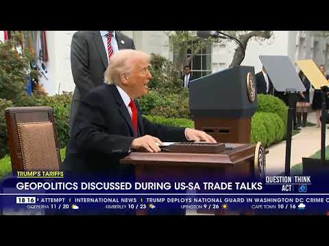 Geopolitics discussed during US-SA trade talks