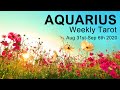AQUARIUS WEEKLY TAROT READING "LUCK IS ON YOUR SIDE AQUARIUS! TAKE ACTION!" Aug 31st-Sept 6th 2020