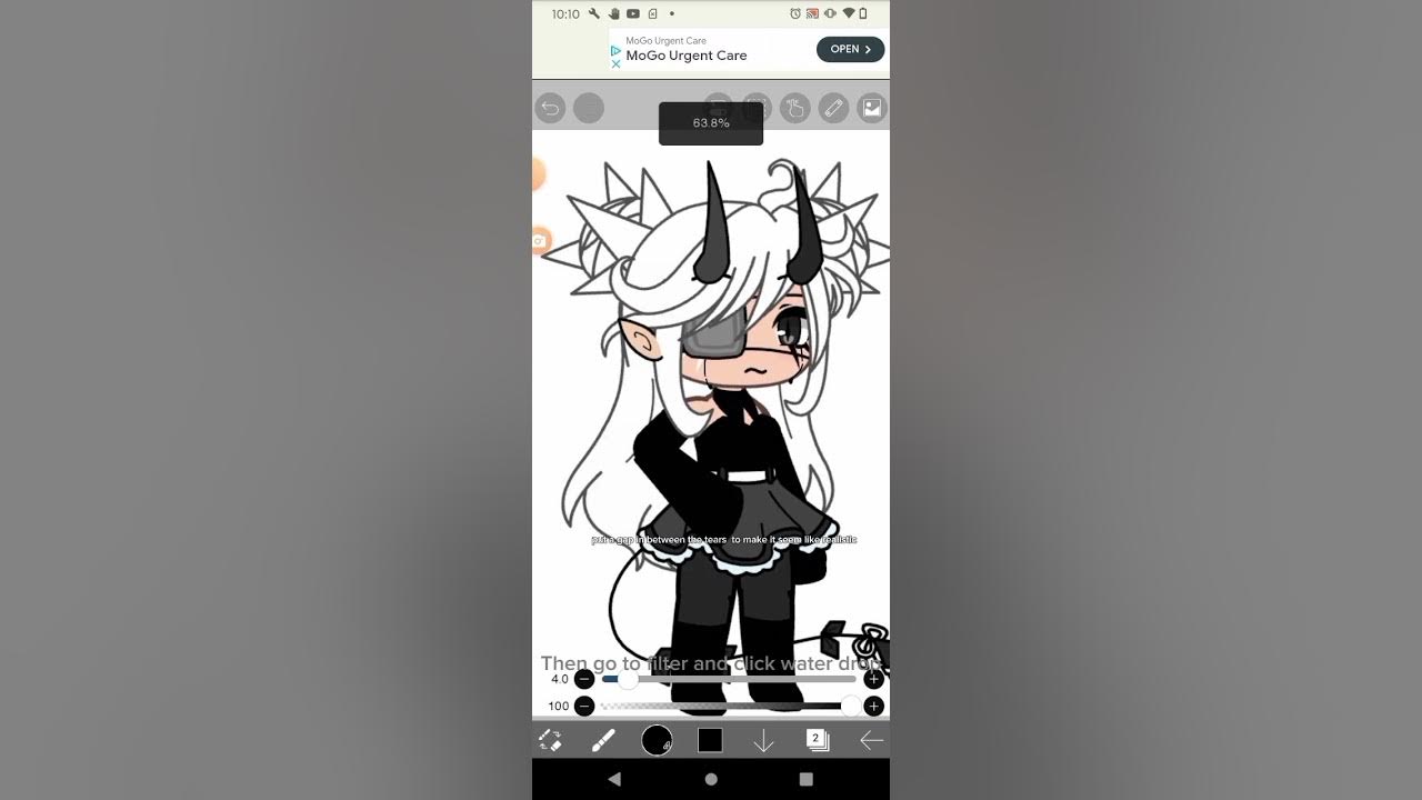 how to make tears on ibis paint x YouTube