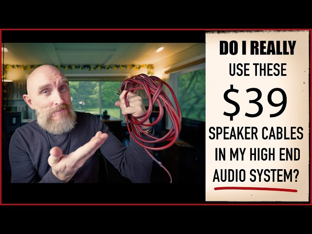 The TRUTH about High End Speaker Cables. class=