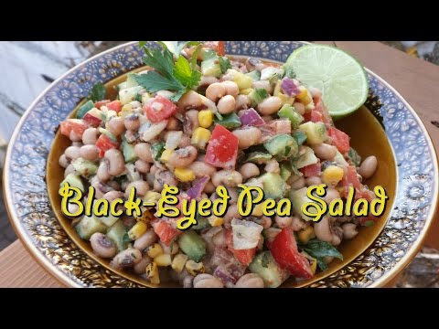 Black-Eyed Pea Salad/ Vegan/ Healthy