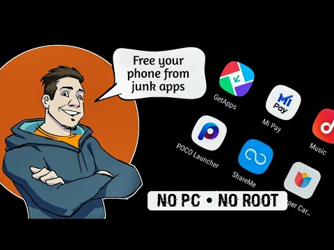 Remove Preinstalled Apps From Android Without PC | No ROOT