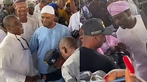 Arrival See how Mc Oluomo greet K1 D Ultimate & Oganla Pasuma @ 8 Days Prayers for Mama Pasuma