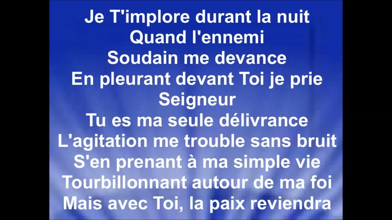 SEIGNEUR SOIS MON APPUI - Jeanne Robert