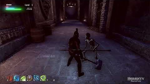 Hammer in the Hallway - HEREDITY - Fantasy Action RPG indie game in development.