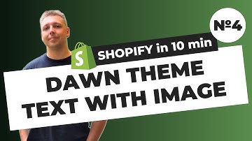 How to Customize the Text with Image Section in Shopify Dawn Theme | Full Settings Tutorial | Part 4