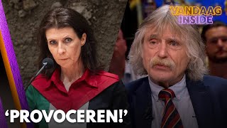 Download Lagu Johan Derksen over blouse van Esther Ouwehand in kleuren van Palestijnse vlag: 'Provoceren!' MP3 Download Lagu Johan Derksen over blouse van Esther Ouwehand in kleuren van Palestijnse vlag: 'Provoceren!' MP3