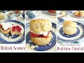 BRITISH SCONES VIDEO TUTORIAL - The Only Recipe You Need To Succeed (Real-time Video by CEBL.)