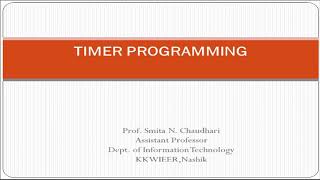 8051 Timer Programming