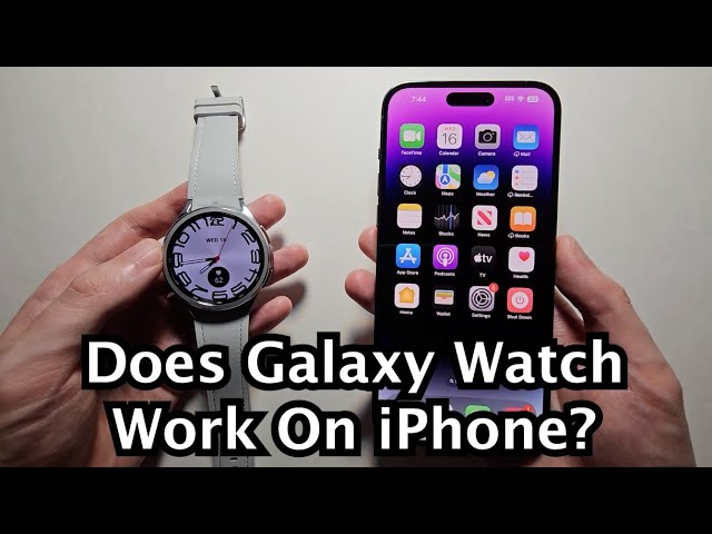 El Samsung Galaxy Watch 6 funciona con el iPhone? Entérate en esta