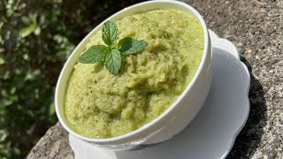 Keri No Chhundo Recipe Mango Chutney Served With Khichdi Kadhi