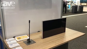 Integrate 2017: Arthur Holm Demos Automated Screen, Microphone Systems on the AV Distributors Stand