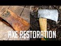 Old Rusty Axe Restoration