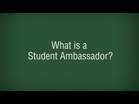 Wideo: Czy powinienem być ambasadorem studentów?