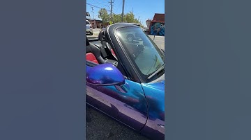 Honda S2000 wrapped with Flexishield color-shifting Iceberg Paint Protection Film (PPF).