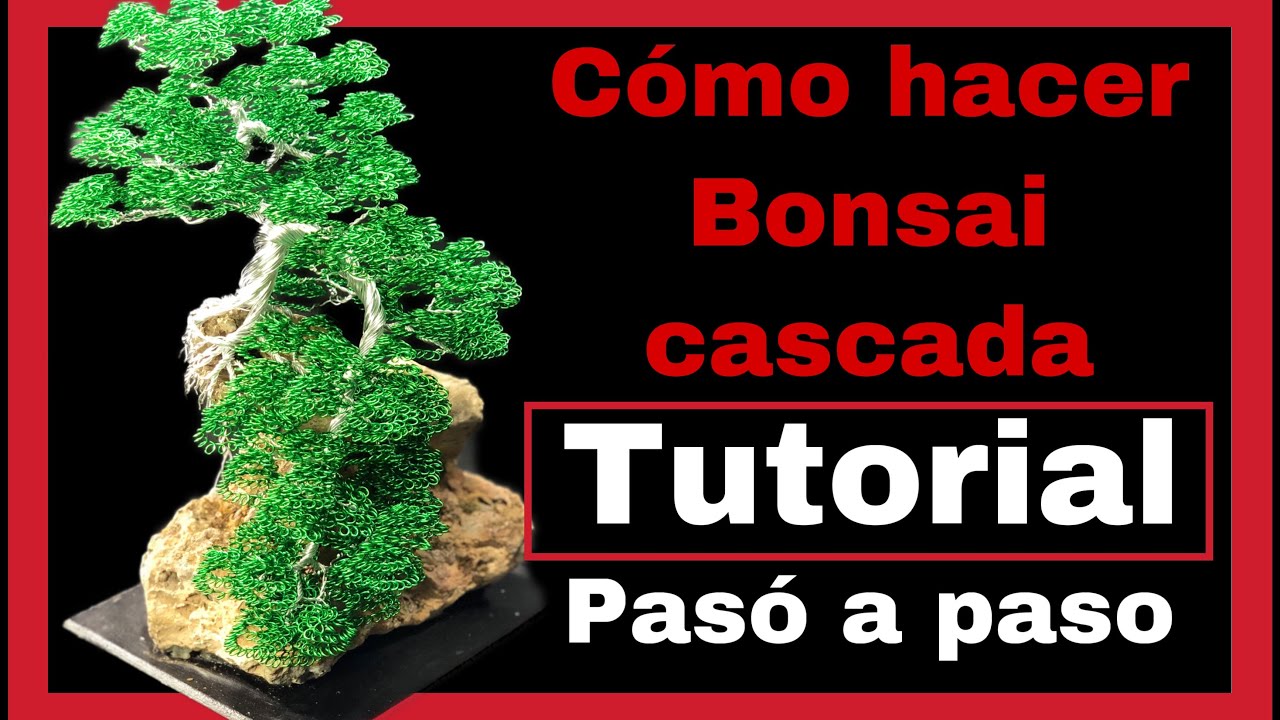 COMO HACER, ARBOL BONSAI DE ALAMBRE, ARTIFICIAL