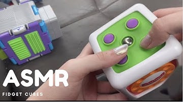 ASMR Fidget Cubes Tapping, Scratching, No Talking (requested)