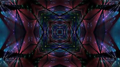 ~ NO SOUND ~ 4k ~ 3 Hours ~ VJ ABSTRACT - Hallway, Triangle, Octo Motion~ Neon Light ~ VJ LOOP~