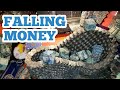 FALLING MONEY Inside The High Limit Coin Pusher Jackpot WON MONEY ASMR