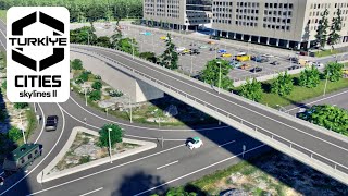 Asrantia PART 11 - Building a Realistic Intersection and University in #citiesskylines2 - timelapse