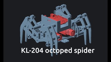 Octoped Spider Bot KL-204 driven by Arduino Uno