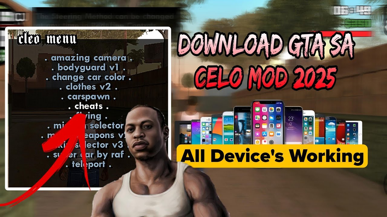 GTA SA CLEO CHEAT MODS ALL ANDROID VERSION 9,10,11,12,13,14,15 ...