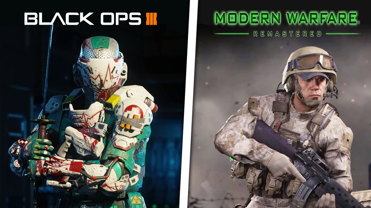 "BLACK OPS 3 VS COD 4 REMASTERED" YouTube