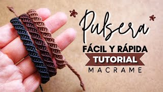 How to make quick and easy THREAD BRACELET STEP BY STEP | DIY Easy Macrame Friendship Bracelet #25