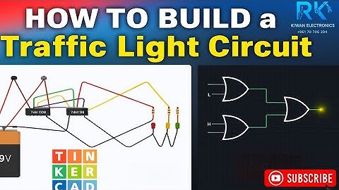 How to Make a Traffic Light Circuit with Logic Gates (Full Tutorial)