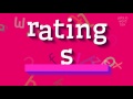 How to say "ratings"! (High Quality Voices)