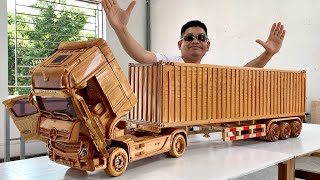 Exploring the process of crafting the 2023 Mercedes Actros Tractor Truck from natural wood by Woodworking Art 1,899,295 views 1 year ago 8 minutes, 2 seconds