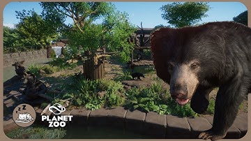 Building a Stunning SLOTH BEAR Habitat | Planet Zoo Speedbuild | Leuchenzee Zoo