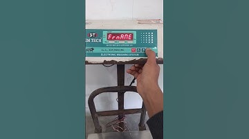 Weighing machine setting Master password unlocking for Enter Card