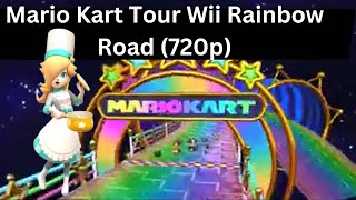 Mario Kart Tour Wii Rainbow Road (720p)