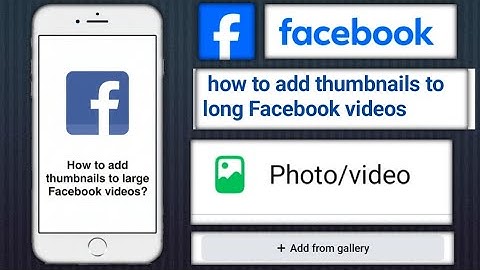 How to Add Thumbnail on Facebook Long Video | Facebook Video Thumbnail Tutorial latest 