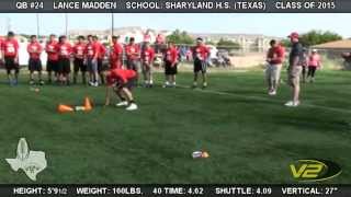 STX SHOWCASE: 2015 QB Lance Madden (Sharyland H.S.)