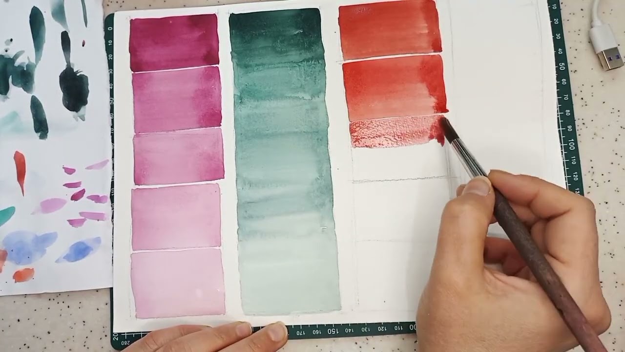 Suluboyaya yeni başlama...Koyu ve açık tonlara gitme....