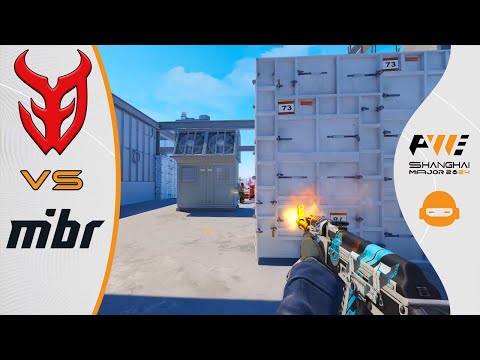 ELIMINATION STAGE! 3DMAX vs MIBR - HIGHLIGHTS - PWE CS2 SHANGHAI MAJOR 2024