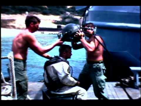 US Army Hard Hat Divers Operate on Bottom of Cam R...