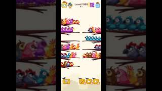 Bird Color Sort Level #1950 #game #gaming screenshot 3