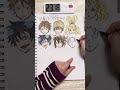 45分で何ができる？『お』から始まる名前のキャラ何人描けるか検証してみた #Shorts