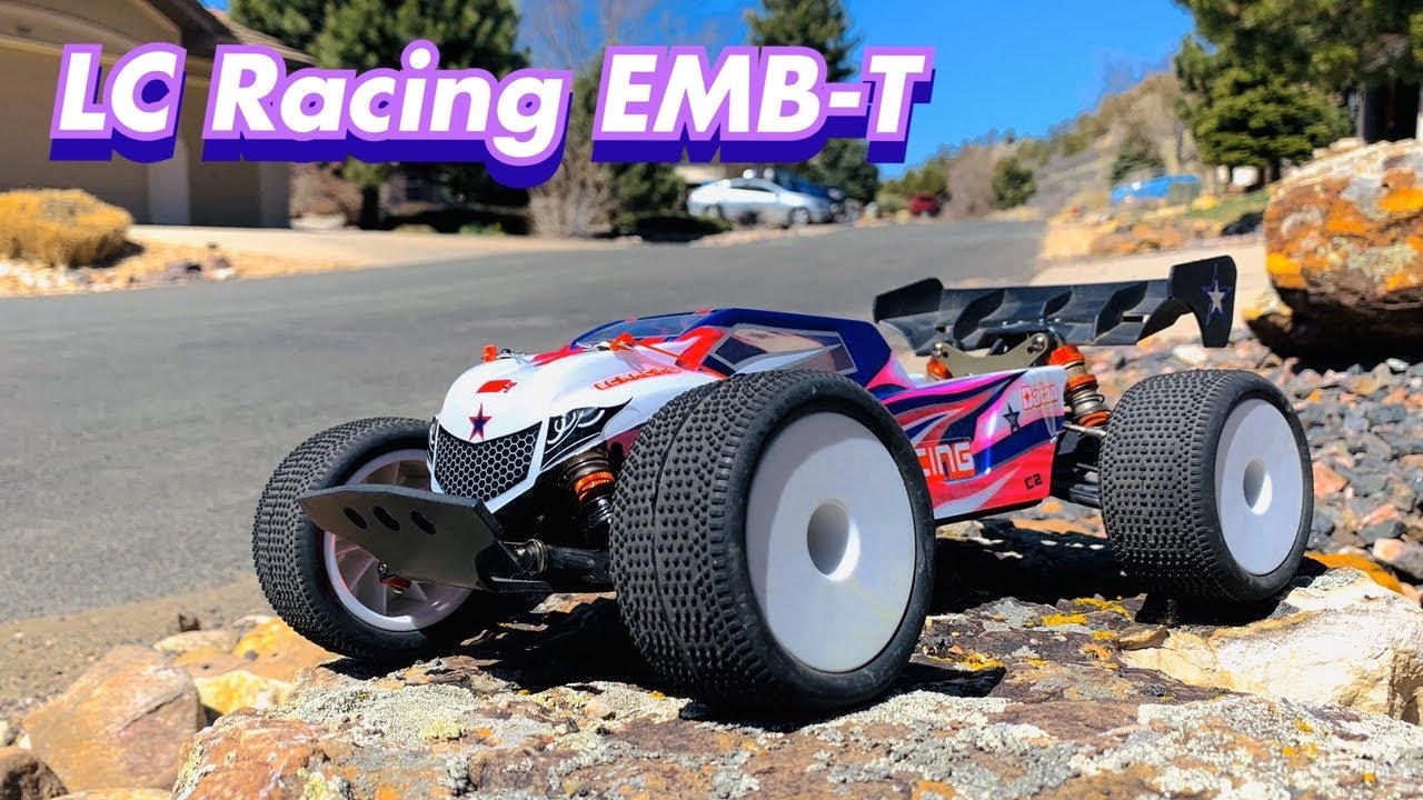 LC Racing EMB-T Truggy on 2s Stay @ Home - YouTube