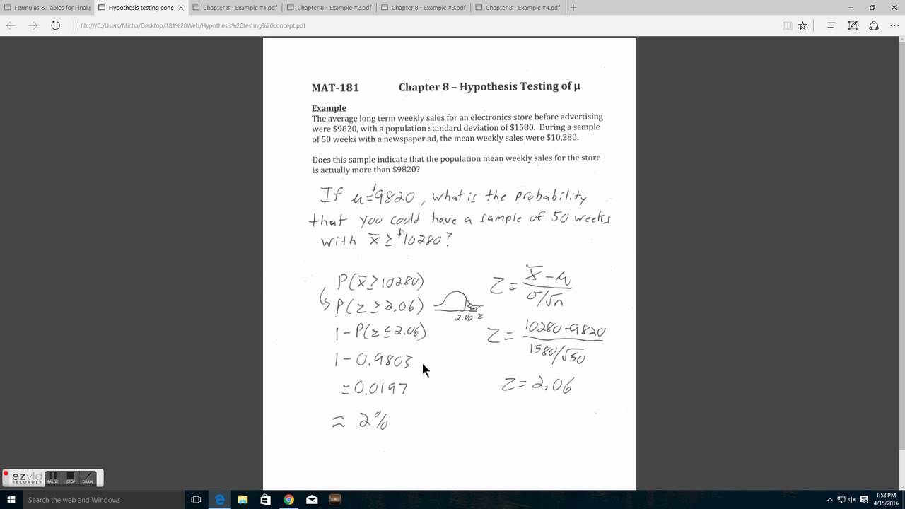Hypothesis testing - YouTube