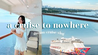 my first ever cruise experience | dream cruise vlog and ship tour