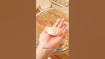 Pt 6. How to fold dumplings in 3 different ways