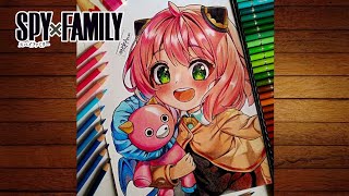 SPEED COLORING Anya Forger Anime Spy × Family [スパイファミリー]